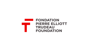 Pierre Elliot Trudeau Foundation logo in a white background