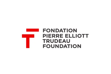 Pierre Elliot Trudeau Foundation logo in a white background