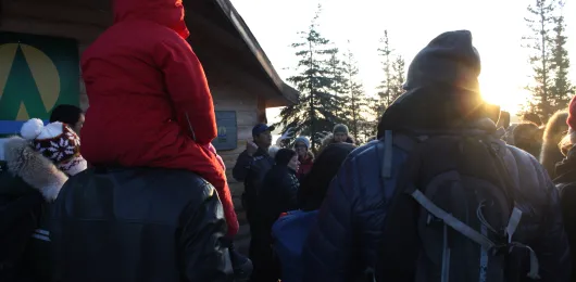 Kids at Yellowknife